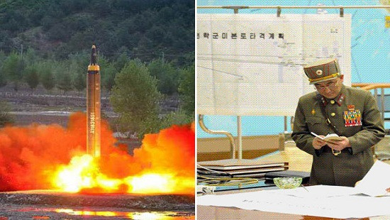 Triều Tiên lộ “bản đồ tử thần” vẽ đường bắn tên lửa tới 4 mục tiêu ở Mỹ