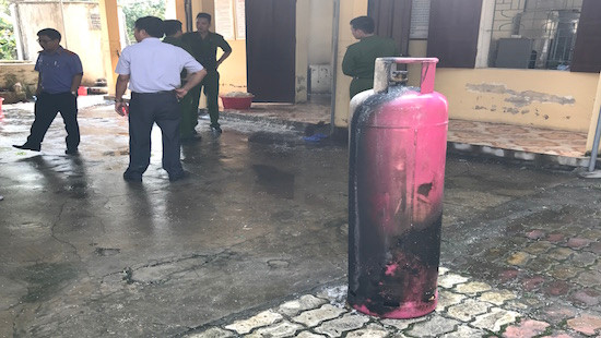 Cháy bình gas trong trường mầm non, 200 học sinh phải sơ tán 