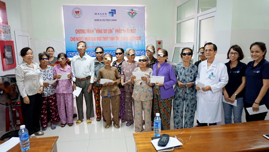 Masan tài trợ chương trình mổ đục thủy tinh thể và mổ tim cho người nghèo tại tỉnh Quảng Nam