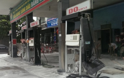 Thanh Hóa: Cây xăng bất ngờ phát nổ