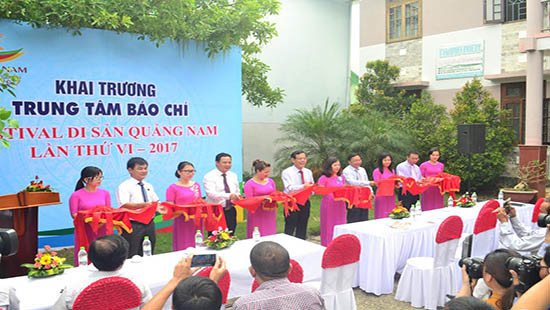 Quảng Nam: Khai trương Trung tâm báo chí phục vụ Festival Di sản Quảng Nam lần thứ VI