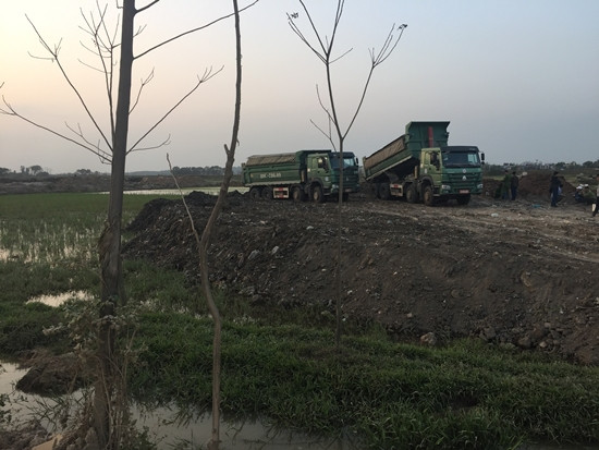 Quốc Oai, Hà Nội: Doanh nghiệp “khai tử” hàng ngàn m2 đất lúa