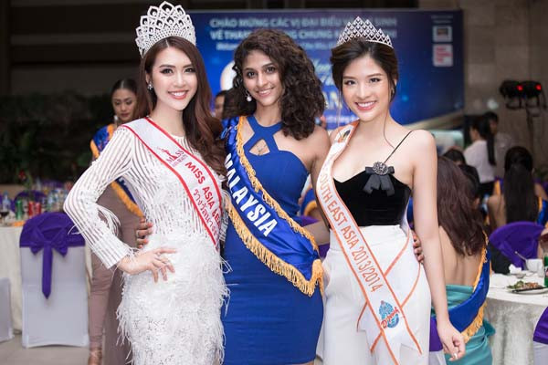 Hoa hậu Tường Linh nổi bật giữa rừng người đẹp Miss Friendship Asean 2017