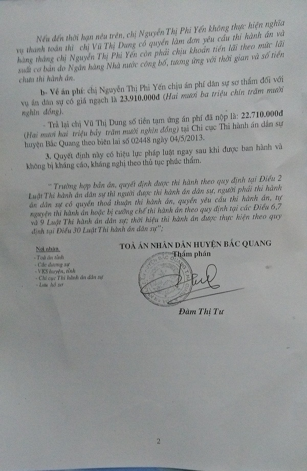 Tẩu tán tài sản, “né” thi hành án ở Bắc Quang, Hà Giang: Cơ quan thi hành án chậm trễ?