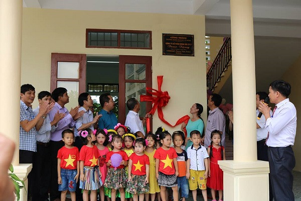 Lễ khánh thành và trao tặng trường mầm non Lê Ninh