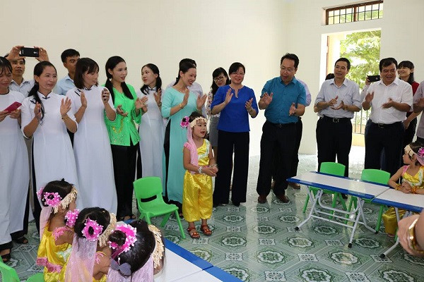 Lễ khánh thành và trao tặng trường mầm non Lê Ninh