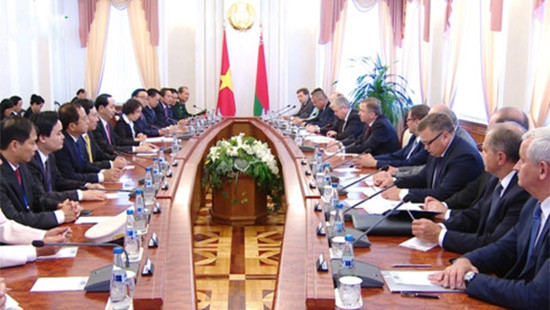 3 cuộc hội đàm, hội kiến quan trọng của Chủ tịch nước Trần Đại Quang tại Belarus
