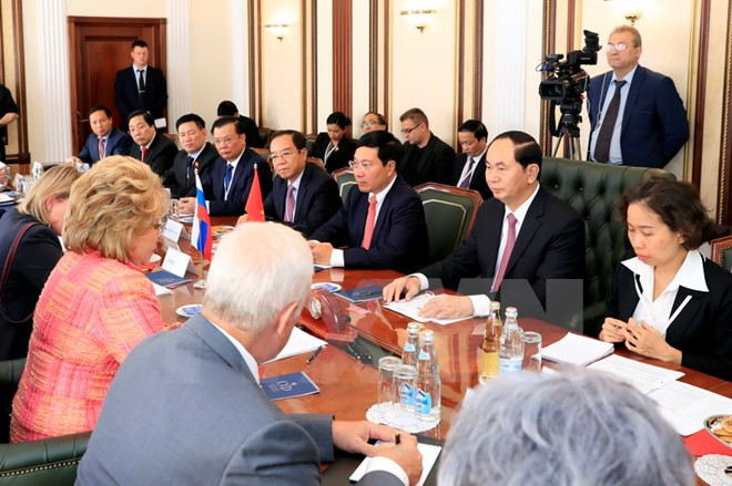 Những hoạt động đầu tiên của Chủ tịch nước Trần Đại Quang tại Liên bang Nga