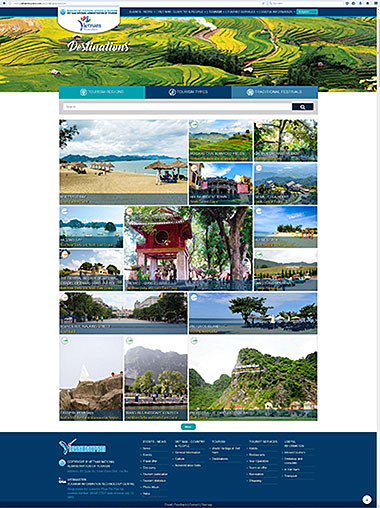 Ra mắt website quảng bá du lịch Việt Nam với diện mạo mới