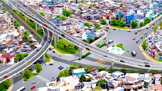 TP.HCM: Thông xe cầu vượt góp phần giảm ùn tắc sân bay Tân Sơn Nhất 