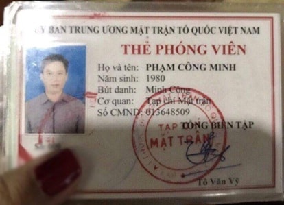 Tạp chí Mặt trận phát hiện nhiều giấy giới thiệu, thẻ phóng viên cấp sai quy định