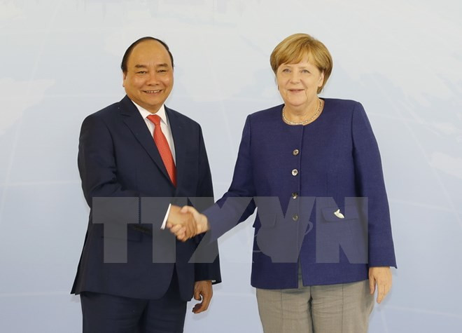 Thủ tướng Nguyễn Xuân Phúc hội đàm, hội kiến với Thủ tướng và Tổng thống Đức 