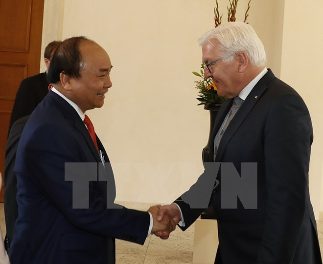 Thủ tướng Nguyễn Xuân Phúc hội đàm, hội kiến với Thủ tướng và Tổng thống Đức 