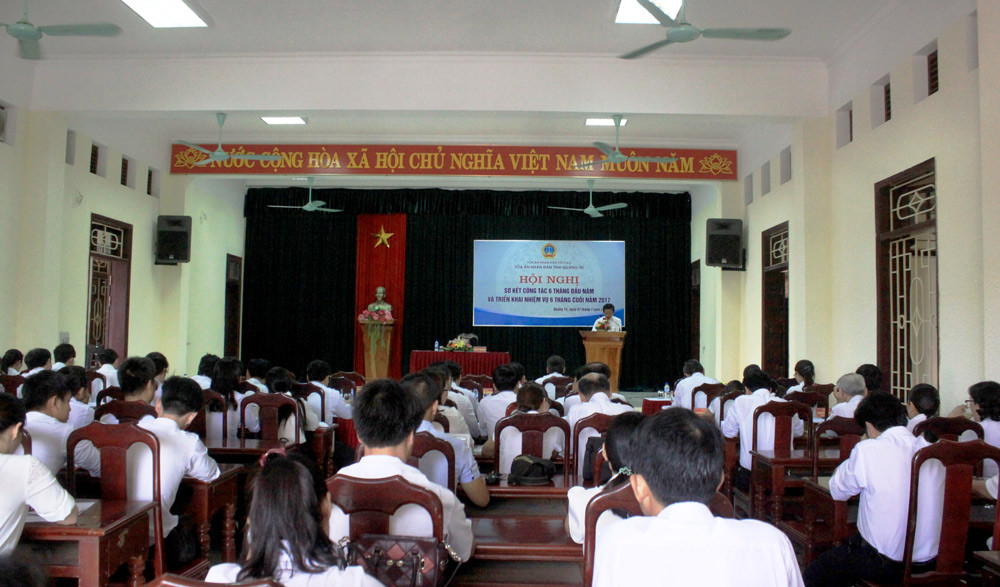 TAND tỉnh Quảng Trị tổ chức sơ kết công tác 6 tháng đầu năm 2017