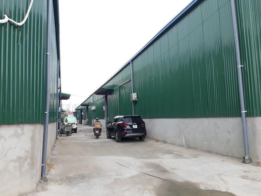 Thanh Trì - Hà Nội: Xuất hiện hàng chục nghìn mét vuông nhà xưởng trên đất dự án