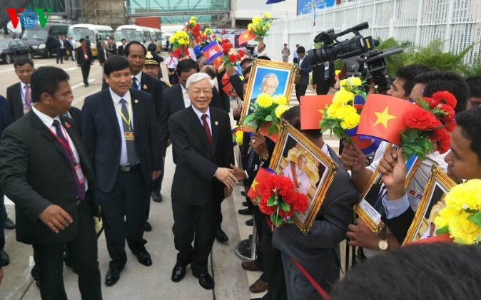 Chuyến thăm của Tổng Bí thư Nguyễn Phú Trọng được truyền thông Campuchia đưa đậm nét 