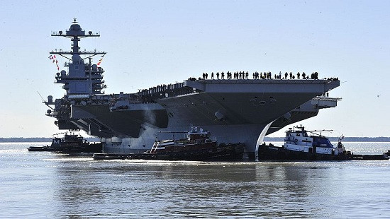 Siêu tàu sân bay trọng tải 100.000 tấn - Niềm tự hào mới của nước Mỹ