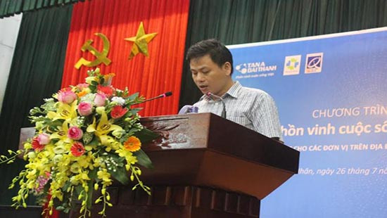 Trao tặng 50 máy lọc nước cho huyện Lý Nhân, tỉnh Hà Nam