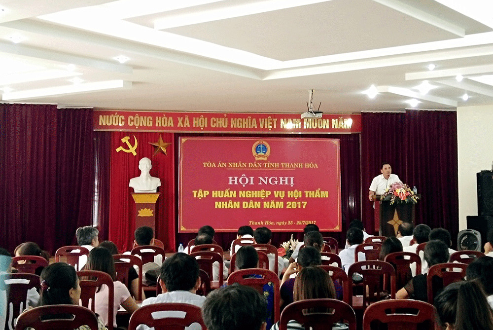 TAND tỉnh Thanh Hóa tổ chức tập huấn nghiệp vụ Hội thẩm nhân dân