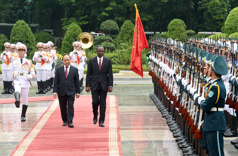 Lãnh đạo Đảng, Chính phủ tiếp, hội đàm Thủ tướng Mozambique