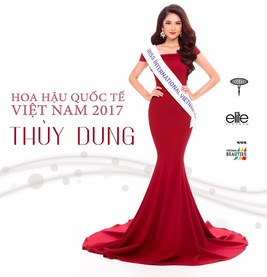 Á hậu Thùy Dung chính thức tham gia đấu trường Miss International 2017