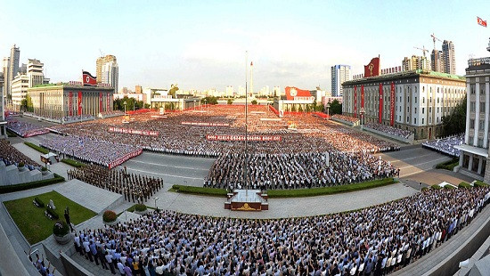 Hàng nghìn người Triều Tiên xuống đường phản đối lệnh trừng phạt của Liên hợp quốc