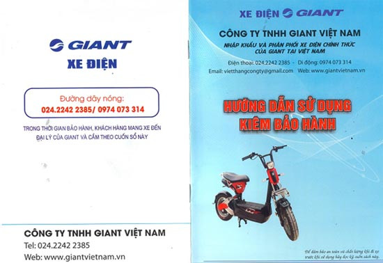 Những lưu ý khi mua xe điện 133DS của GIANT Việt Nam
