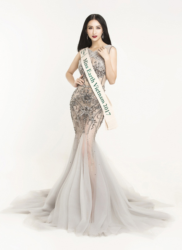 Hà Thu chính thức dự thi Hoa hậu Trái Đất 2017