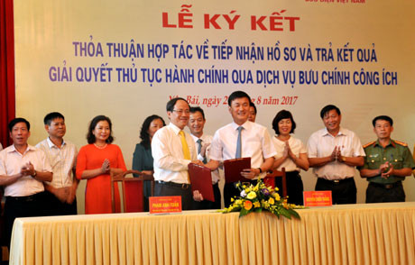 Ký kết hợp tác toàn diện giữa Yên Bái và VnPost