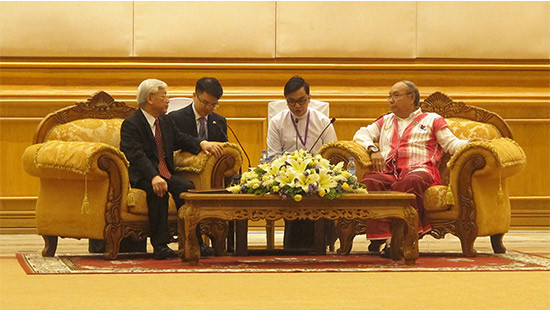 Tổng Bí thư Nguyễn Phú Trọng hội đàm, hội kiến với lãnh đạo Myanmar