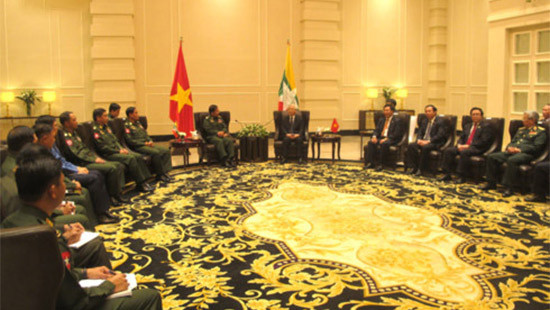 Việt Nam-Myanmar: Tăng cường hợp tác quân đội và lực lượng vũ trang