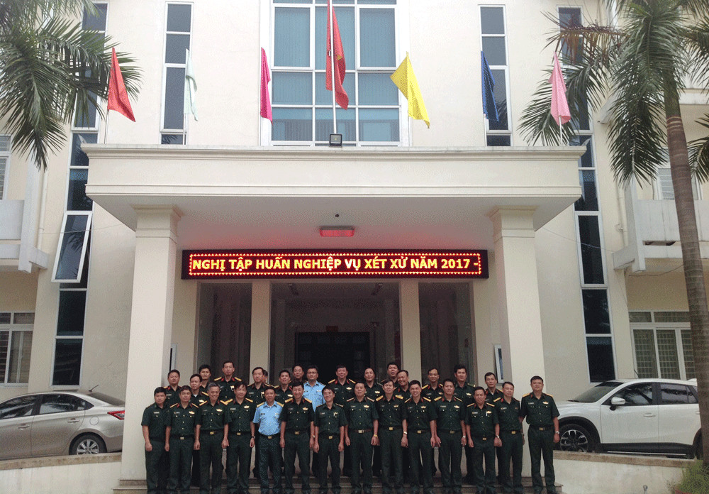 Tòa án quân sự Thủ đô tổ chức tập huấn Hội thẩm quân nhân