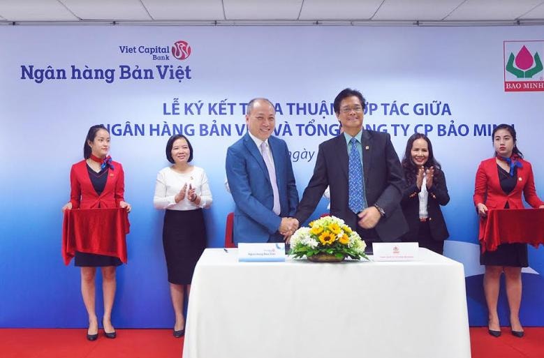 Ngân hàng Bản Việt cùng Tổng công ty CP Bảo Minh ký kết thỏa thuận hợp tác toàn diện