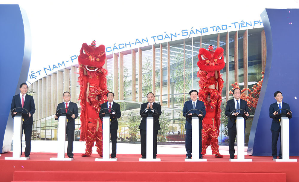 Thủ tướng dự lễ khởi công tổ hợp sản xuất ô tô tại Hải Phòng