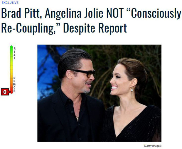 Angela Jolie và Brad Pitt tái hợp chỉ là tin vịt?