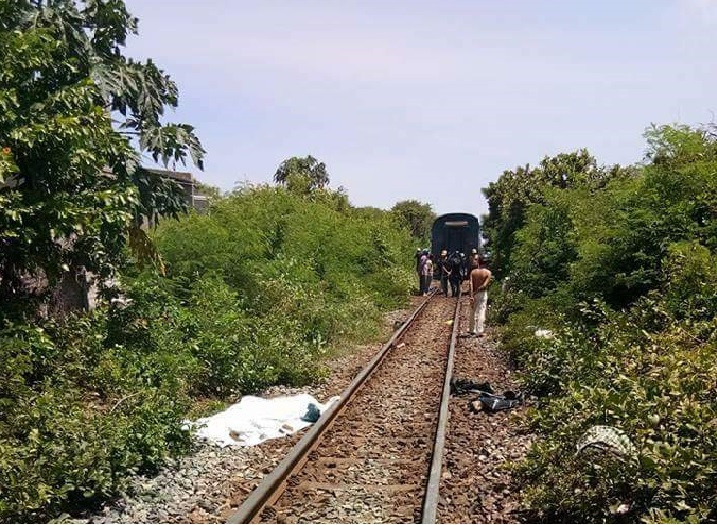 Băng ngang qua đường sắt, 2 phụ nữ bị tàu tông tử vong
