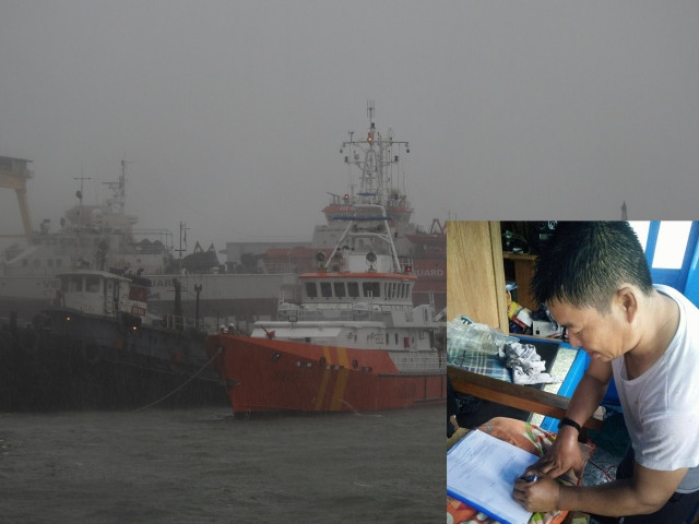 Vượt bão số 10, cứu 11 ngư dân trôi dạt trên biển