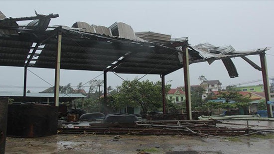 Quảng Trị: Bão chưa đổ bộ nhưng đã có nhiều thiệt hại nặng