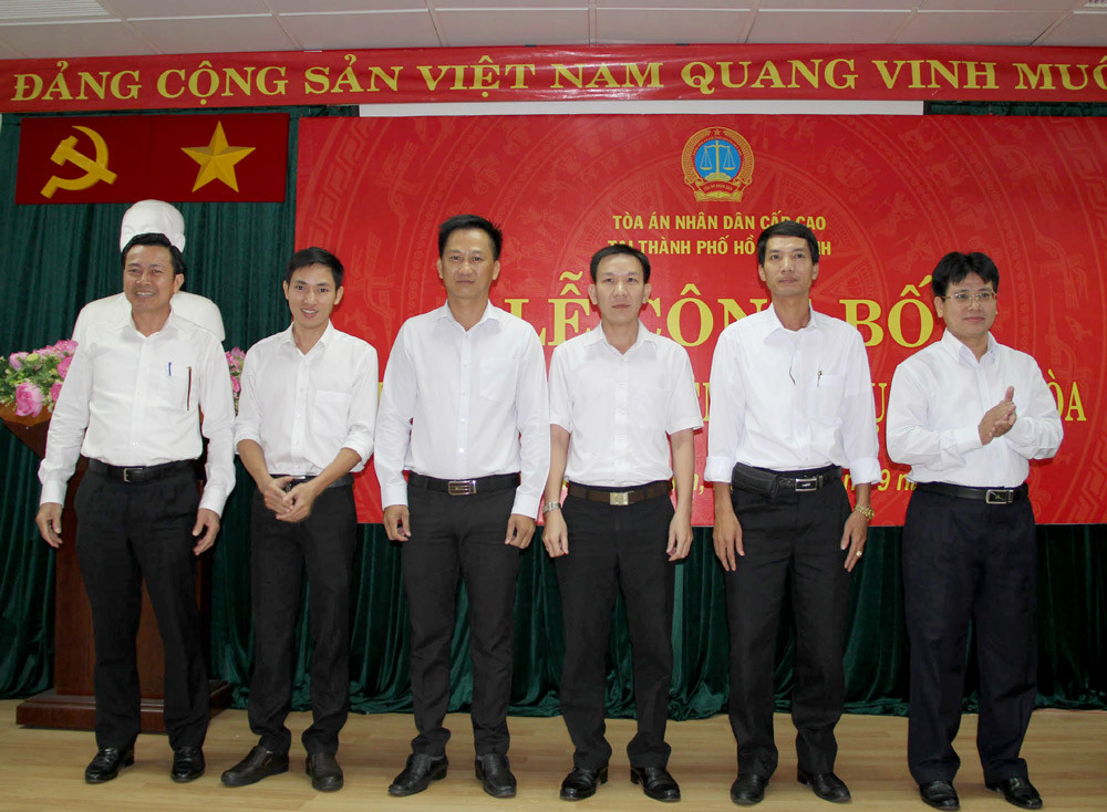 TAND cấp cao tại Tp Hồ Chí Minh: Bổ nhiệm chức vụ lãnh đạo các Tòa chuyên trách