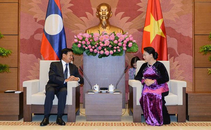 Lãnh đạo Đảng, Quốc hội tiếp Thủ tướng Lào Thongloun Sisoulith