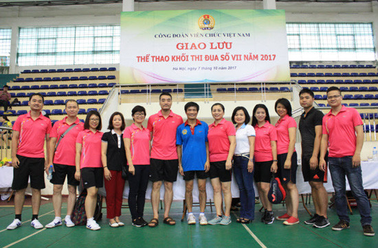 Giao lưu thể thao Khối thi đua số VII Công đoàn viên chức Việt Nam 
