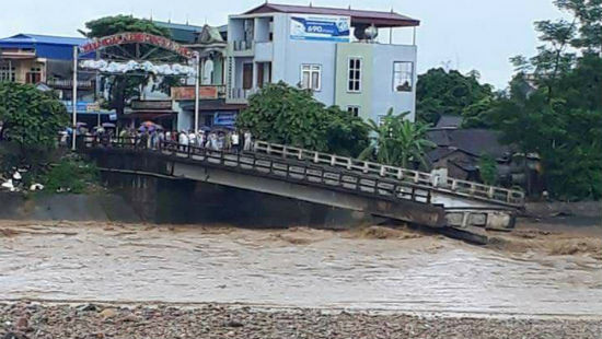 16 người chết và mất tích do mưa lũ ở Yên Bái