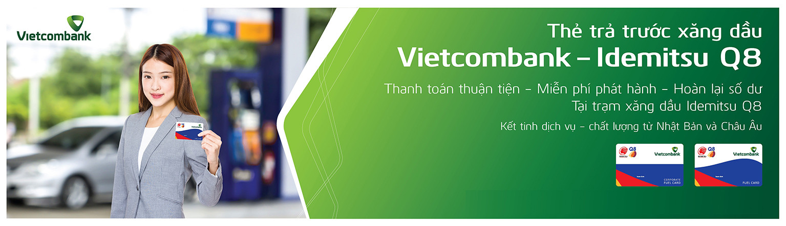 Vietcombank “bắt tay” Idemitsu Q8 “trình làng” Thẻ trả trước xăng dầu 