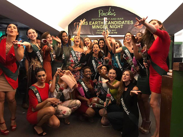 Hà Thu vươn lên dẫn đầu thành tích tại Hoa hậu Trái Đất 2017