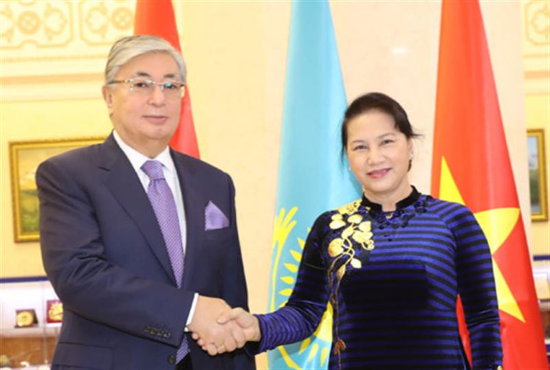 Chủ tịch QH Nguyễn Thị Kim Ngân hội đàm, hội kiến với các nhà lãnh đạo Kazakhstan 