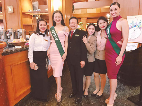 Bất ngờ về người đàn ông góp phần vào thành công của Hà Thu tại Miss Earth 2017