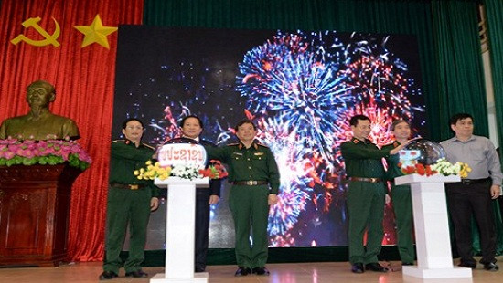 Khai trương Báo Quân đội nhân dân điện tử tiếng Lào và tiếng Khmer
