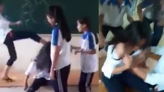 Hà Nội: Đình chỉ học đối với 6 nữ sinh đánh hội đồng bạn cùng trường