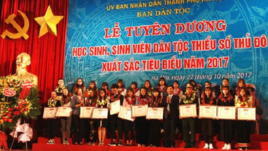 Hà Nội: Tuyên dương 141 học sinh, sinh viên dân tộc thiểu số xuất sắc, tiêu biểu