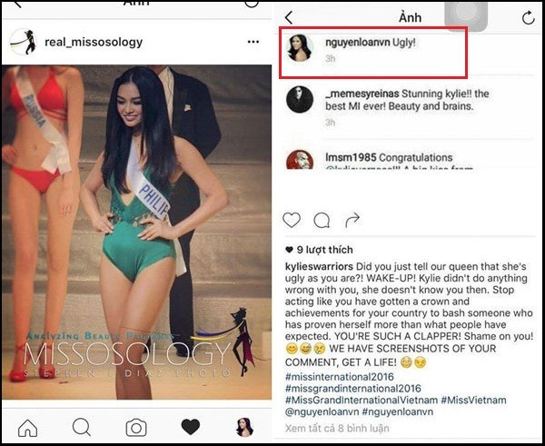 Nguyễn Thị Loan gửi lời xin lỗi Hoa hậu quốc tế 2016 vì bình luận kém duyên 1 năm trước
